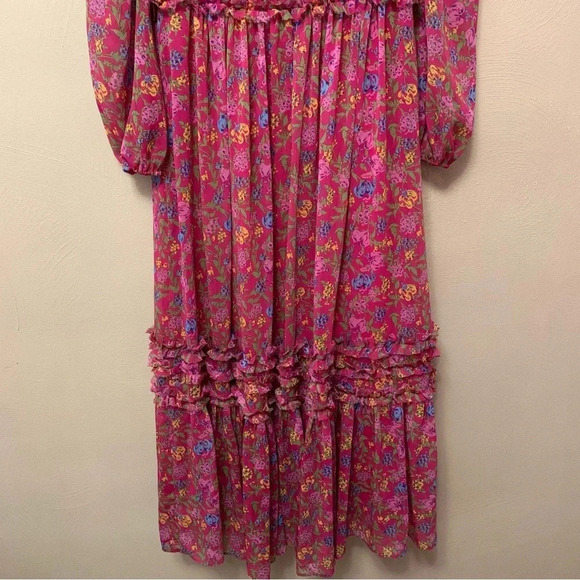Likely Ruxton Dress in Fuchsia Multi Size 2 - Picture 9 of 12
